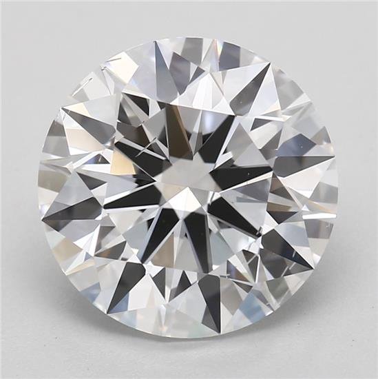 2.34ct D SI1 Rare Carat Ideal Cut Round Lab Grown Diamond