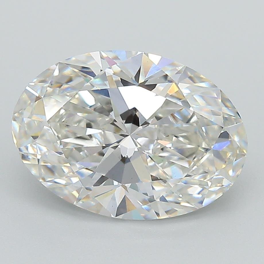 3.09ct G VS1 Rare Carat Ideal Cut Oval Lab Grown Diamond