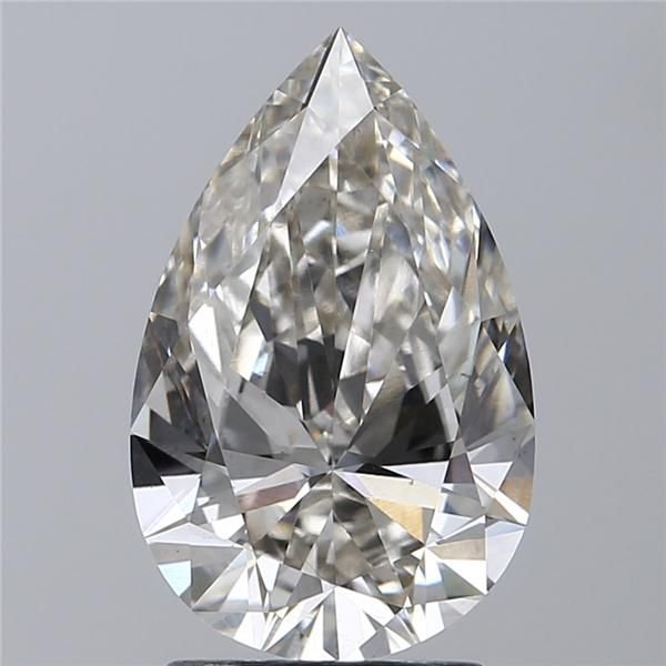 2.01ct H VS1 Rare Carat Ideal Cut Pear Lab Grown Diamond