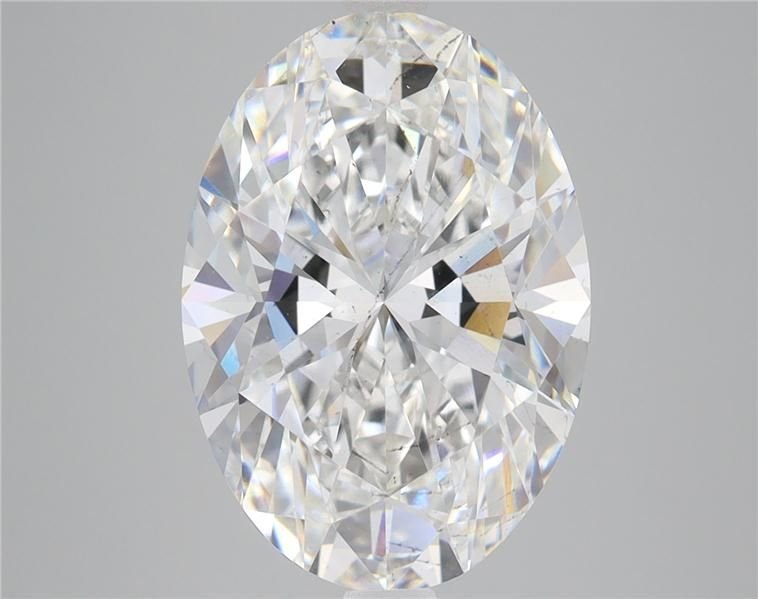 6.44ct G SI1 Rare Carat Ideal Cut Oval Lab Grown Diamond