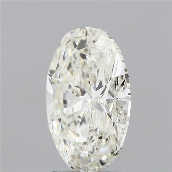 3.01ct K SI1 Rare Carat Ideal Cut Oval Diamond