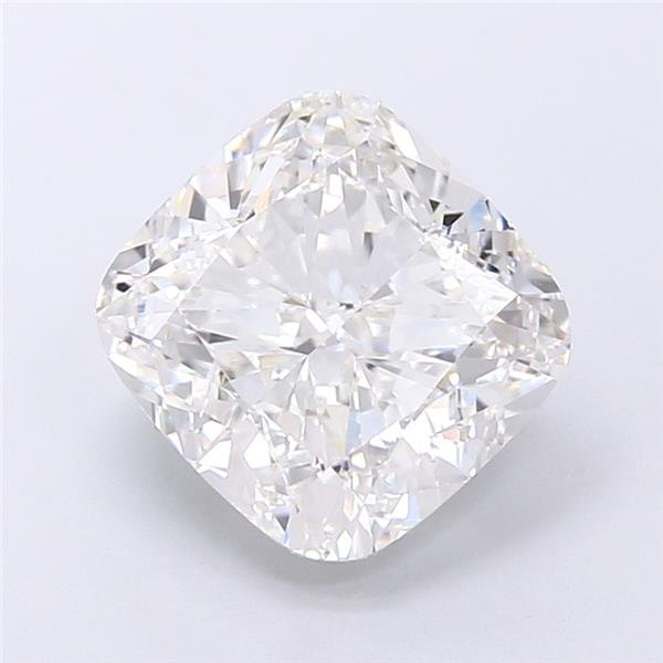 4.52ct F VVS2 Rare Carat Ideal Cut Cushion Lab Grown Diamond