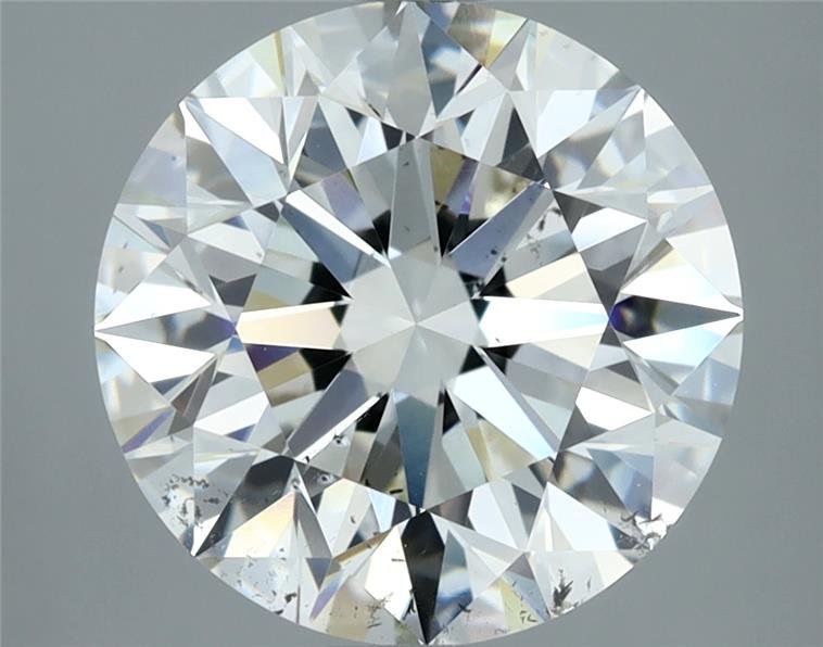 3.52ct I SI1 Rare Carat Ideal Cut Round Diamond