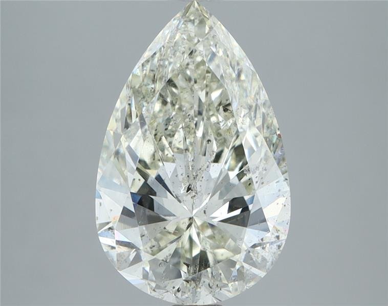 3.01ct J SI2 Very Good Cut Pear Diamond