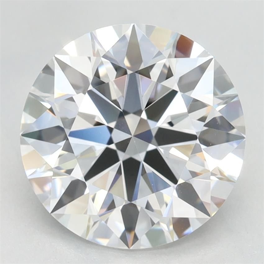 2.76ct D VVS1 Rare Carat Ideal Cut Round Lab Grown Diamond