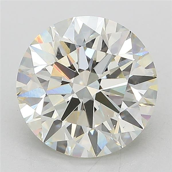 3.02ct J VS2 Ideal Cut Round Lab Grown Diamond