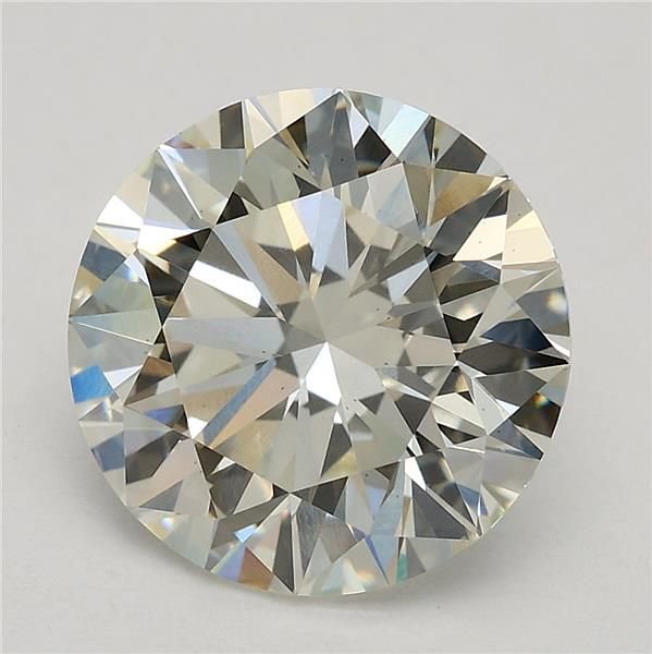 3.04ct J VS2 Rare Carat Ideal Cut Round Lab Grown Diamond