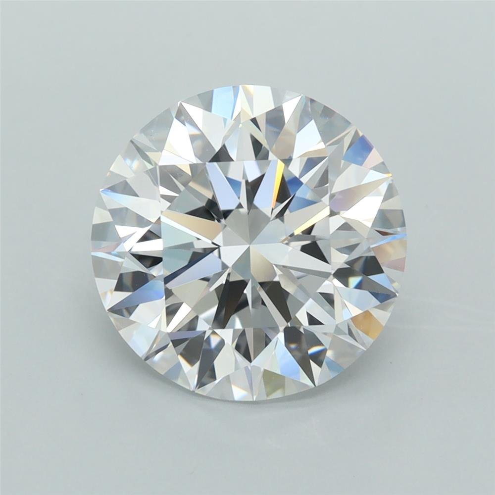 5.02ct D FL Rare Carat Ideal Cut Round Lab Grown Diamond