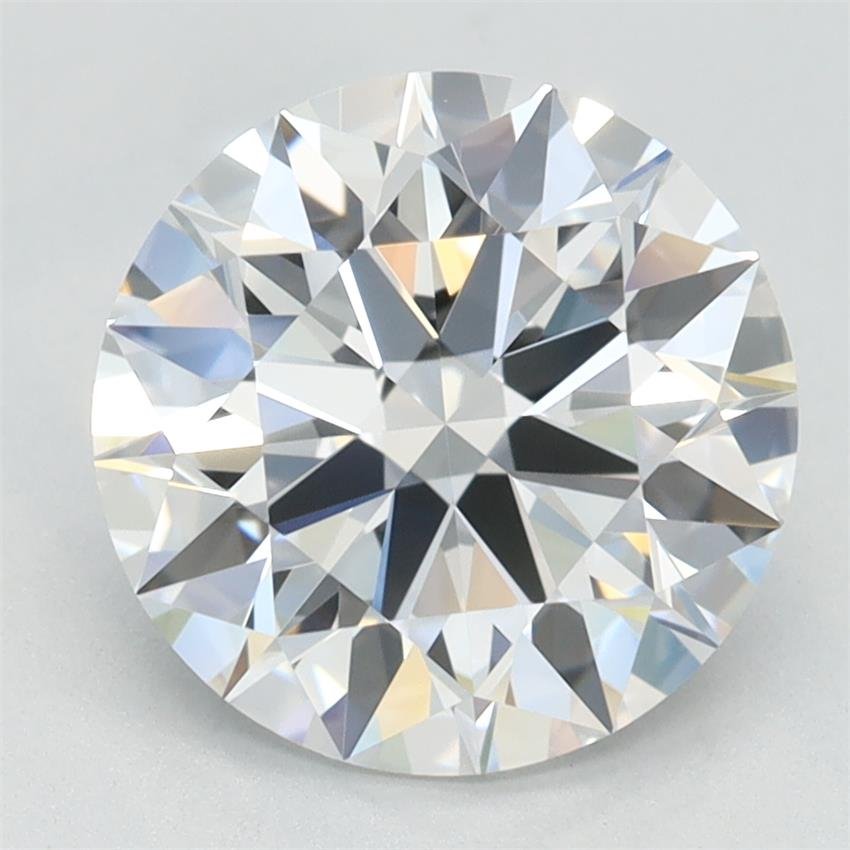 2.48ct D VVS1 Rare Carat Ideal Cut Round Lab Grown Diamond