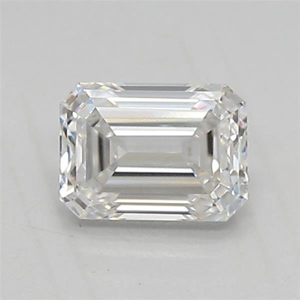 0.68ct F VVS2 Excellent Cut Emerald Lab Grown Diamond