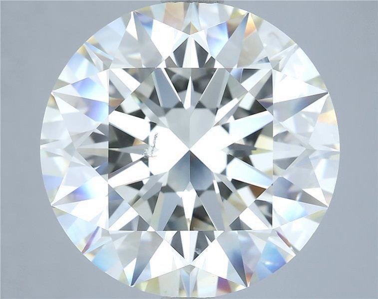 9.03ct K SI1 Rare Carat Ideal Cut Round Diamond