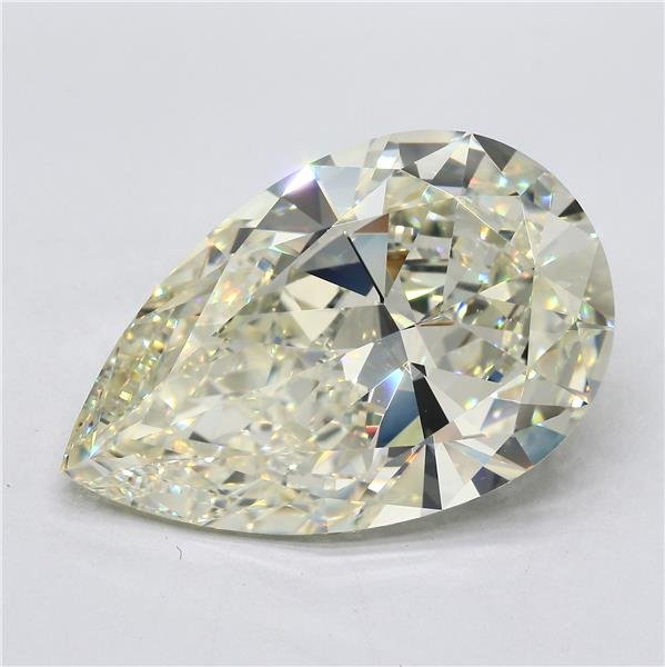 22.18ct K VVS2 Excellent Cut Pear Diamond