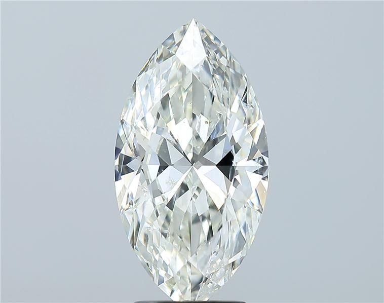 3.02ct J SI2 Rare Carat Ideal Cut Marquise Diamond