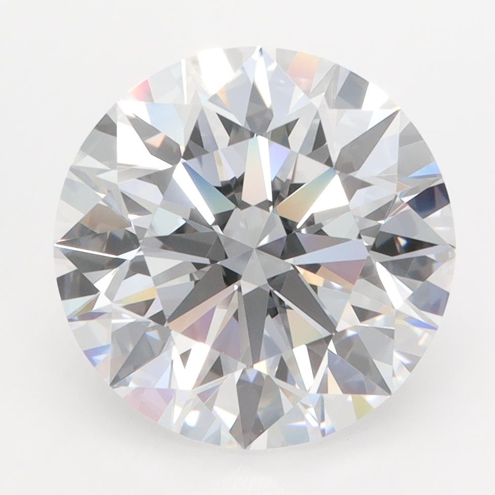 4.96ct D FL Rare Carat Ideal Cut Round Lab Grown Diamond