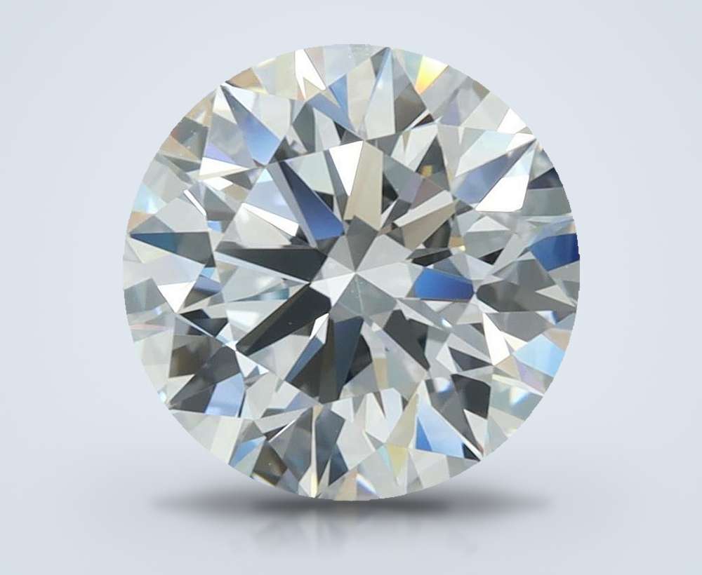 3.88 Carat Round Lab Diamond
