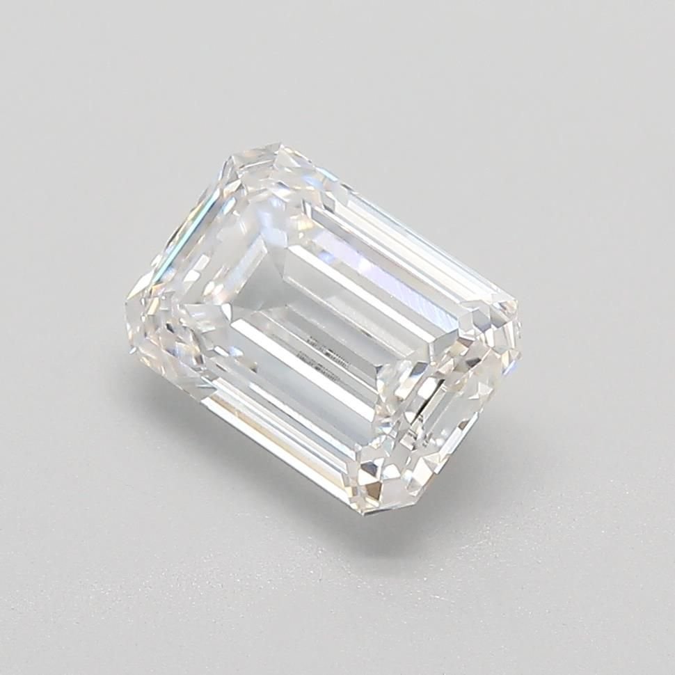 1.43ct E VVS2 Rare Carat Ideal Cut Emerald Lab Grown Diamond