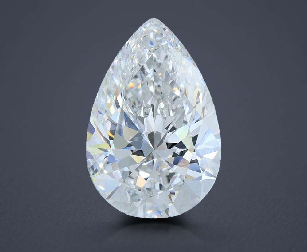 4.36 Carat Pear Lab Diamond
