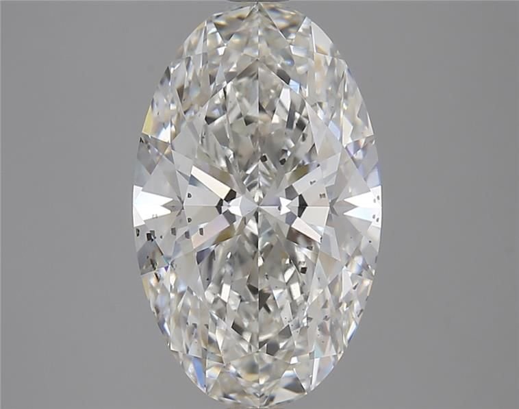 4.32ct G SI2 Rare Carat Ideal Cut Oval Lab Grown Diamond