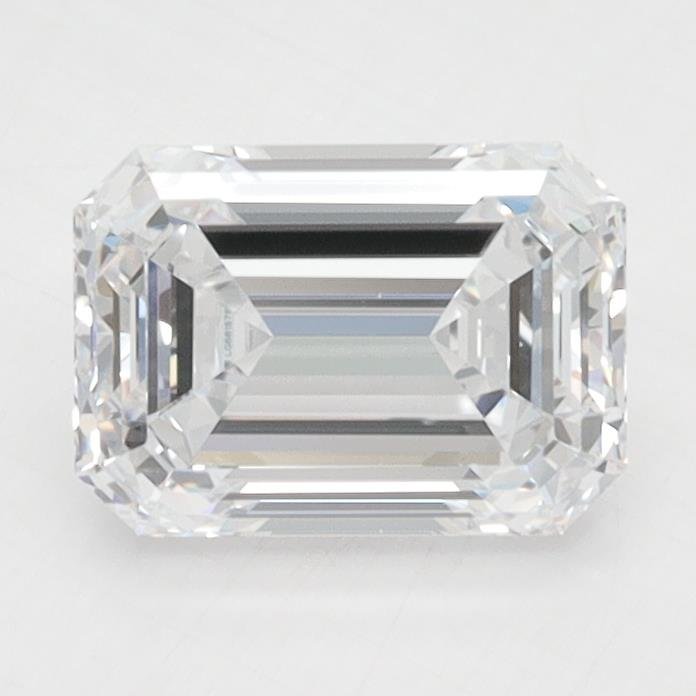 1.51ct D VS1 Rare Carat Ideal Cut Emerald Lab Grown Diamond