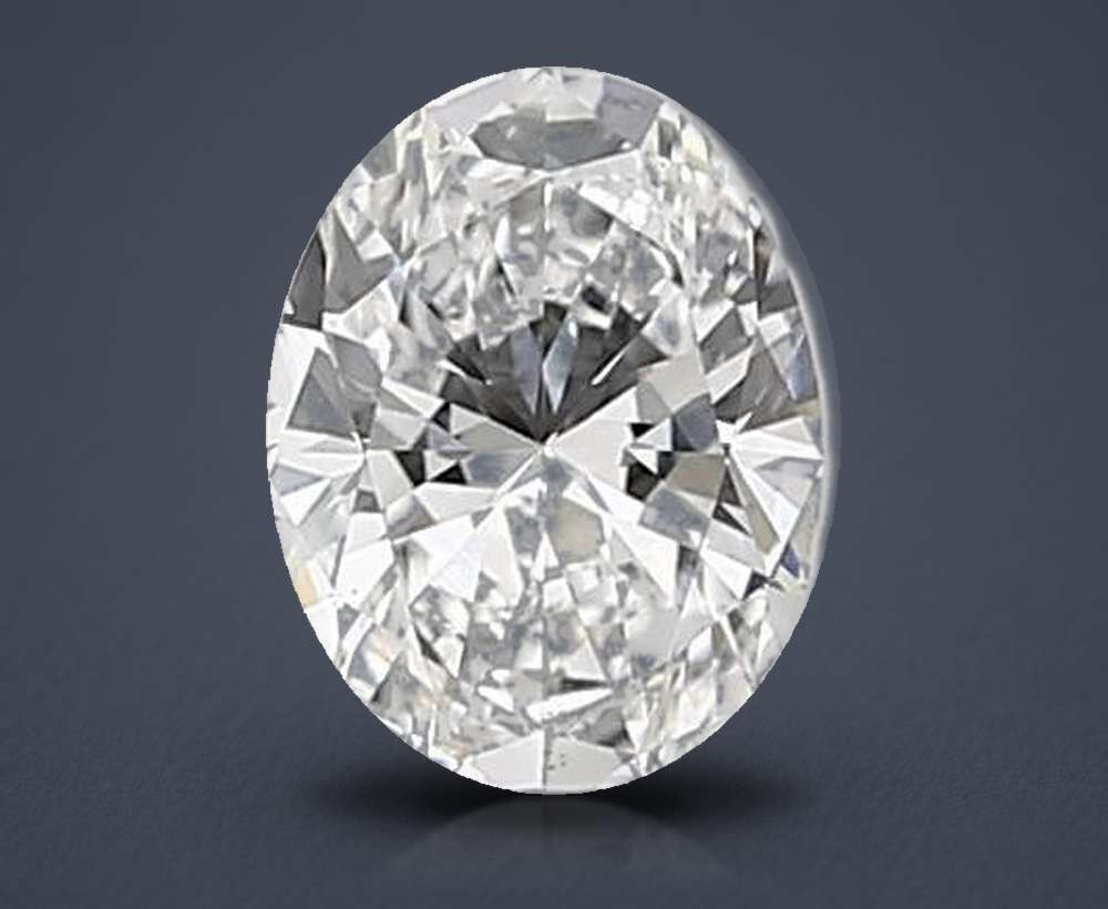 0.57 Carat Oval Lab Diamond
