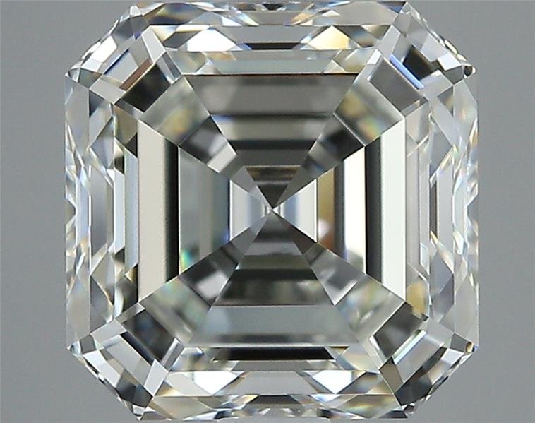 3.02ct J VVS1 Rare Carat Ideal Cut Asscher Diamond