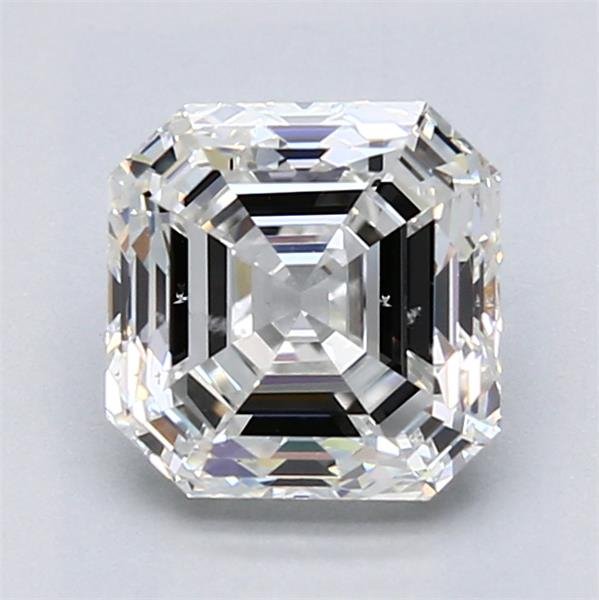 1.90ct G SI1 Very Good Cut Asscher Diamond