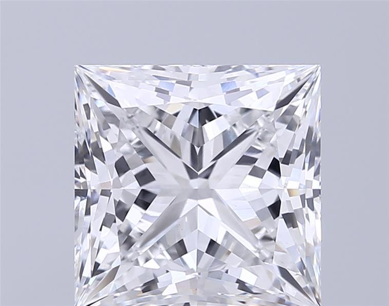 6.26ct E VS1 Rare Carat Ideal Cut Princess Lab Grown Diamond