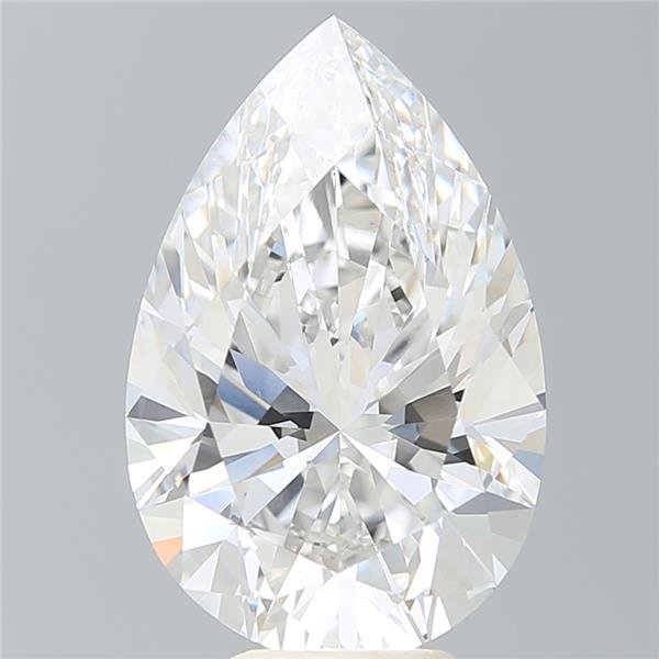 7.30ct G VS1 Rare Carat Ideal Cut Pear Lab Grown Diamond