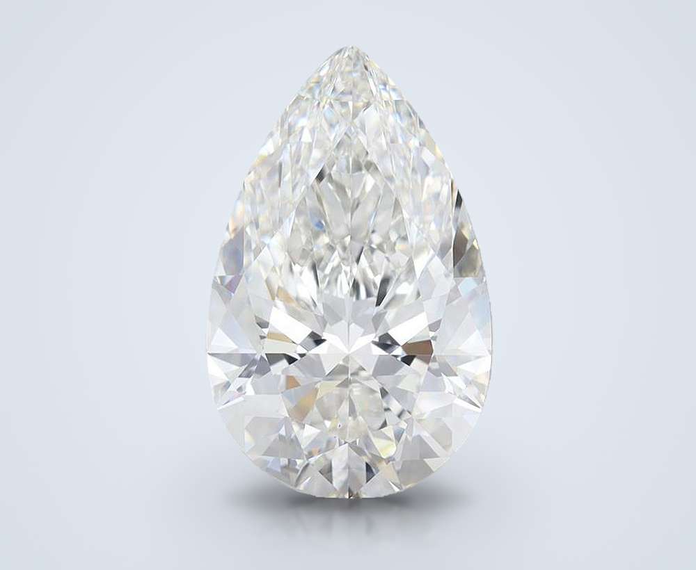 5.57 Carat Pear Lab Diamond
