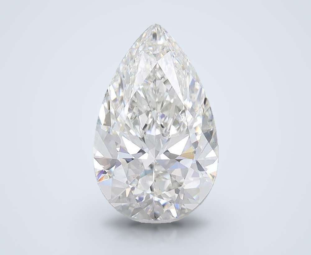 1.58 Carat Pear Lab Diamond