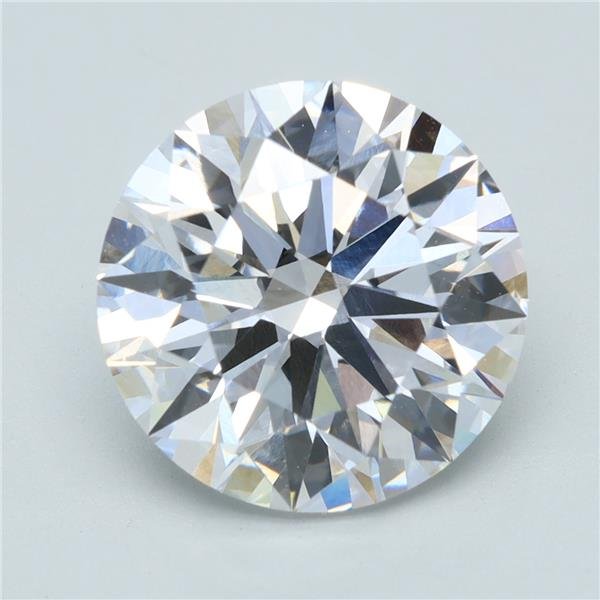 3.12ct F VVS2 Rare Carat Ideal Cut Round Lab Grown Diamond