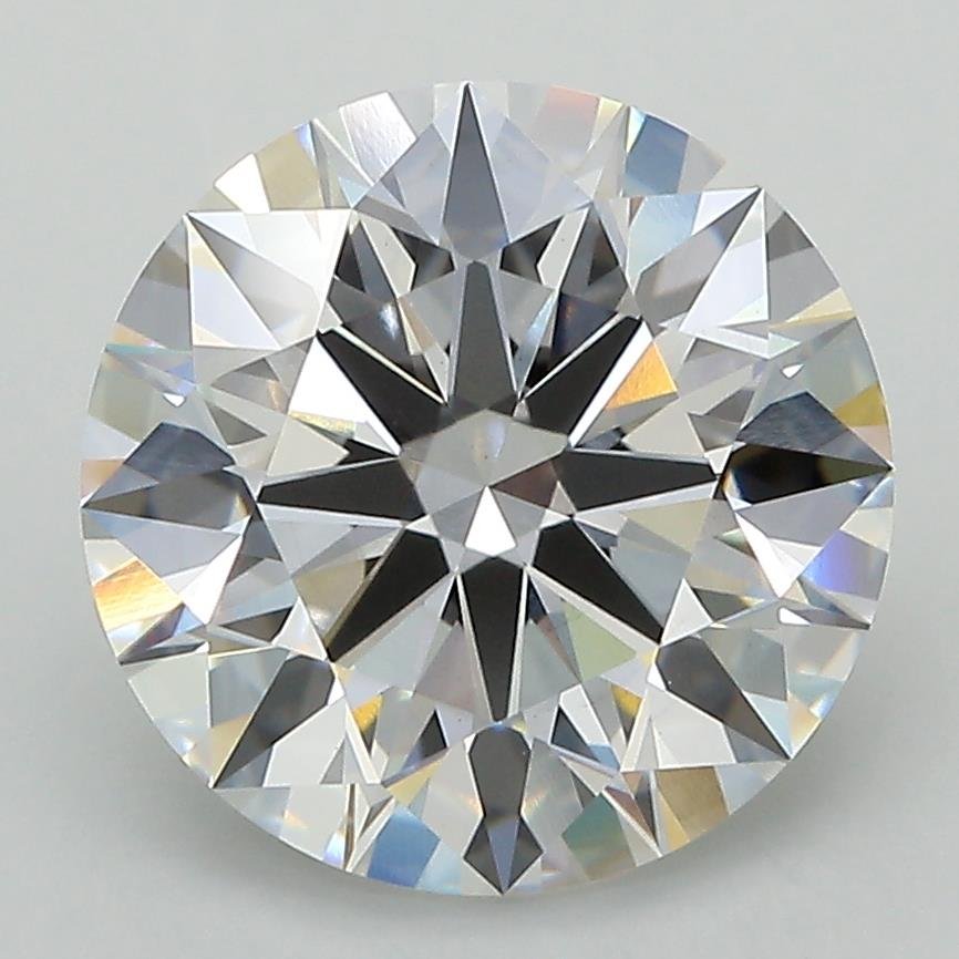 4.11ct D VS1 Rare Carat Ideal Cut Round Lab Grown Diamond