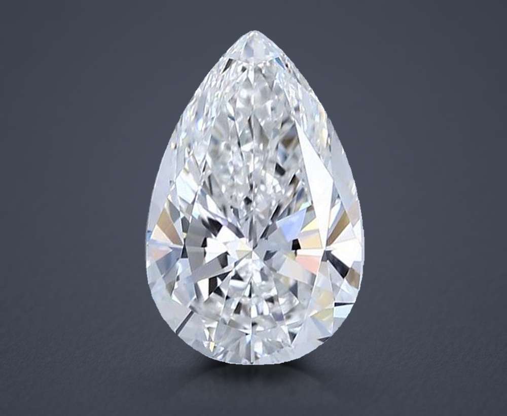 2.00 Carat Pear Natural Diamond