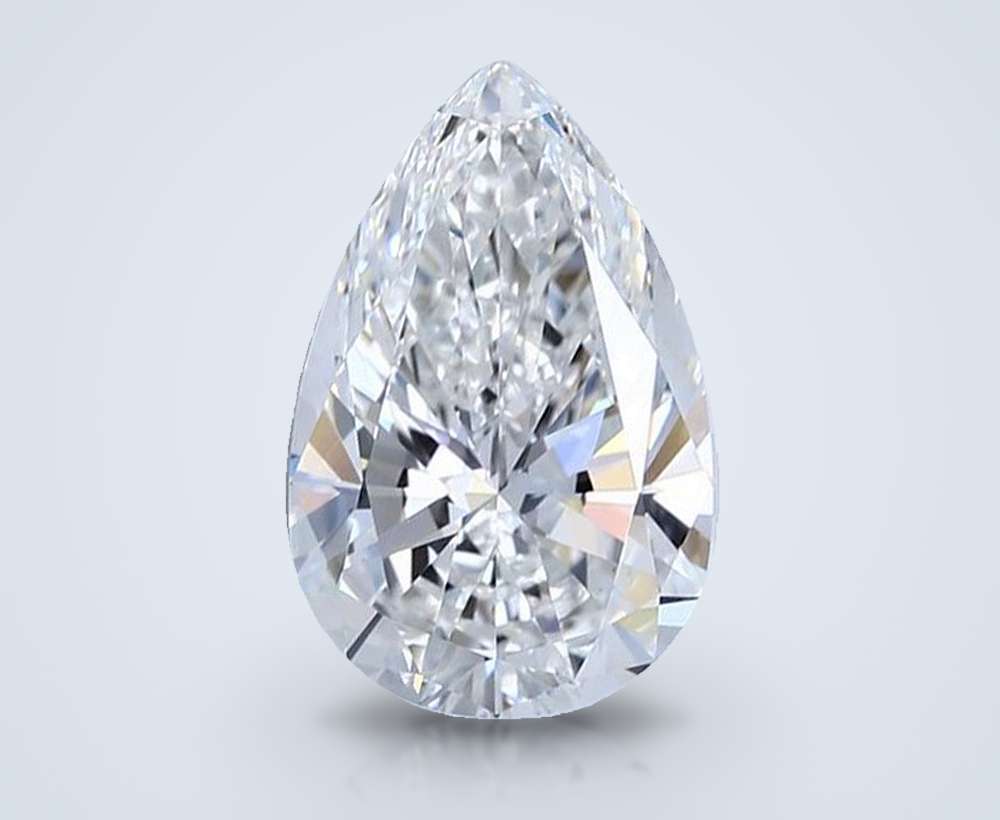 2.00 Carat Pear Natural Diamond