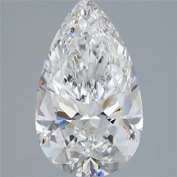 3.73 Carat Pear Lab Diamond
