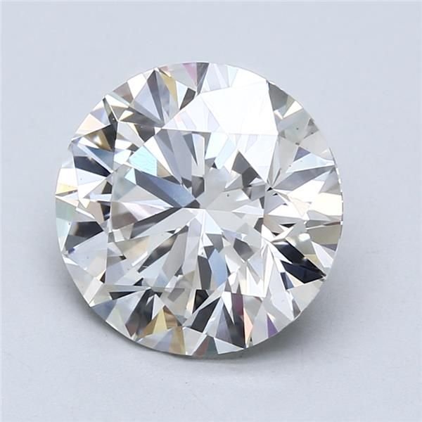 4.10ct H VS2 Rare Carat Ideal Cut Round Lab Grown Diamond