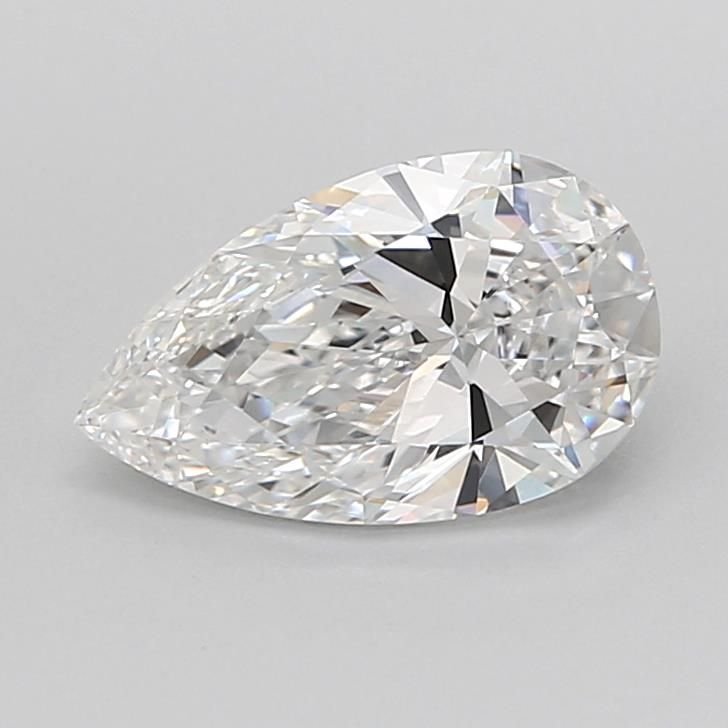 1.58ct E VVS2 Rare Carat Ideal Cut Pear Lab Grown Diamond