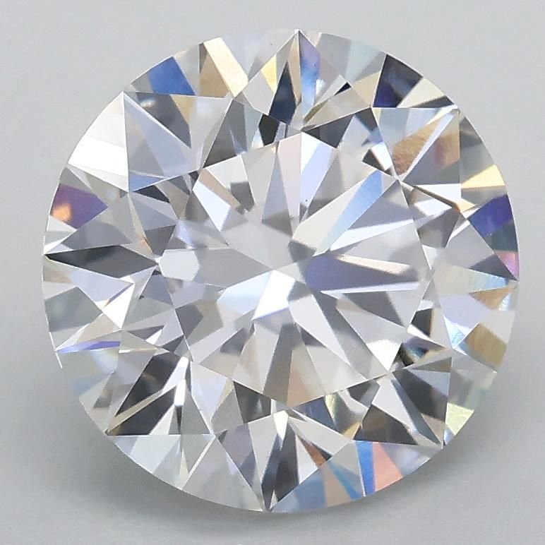 2.76ct E VVS2 Rare Carat Ideal Cut Round Lab Grown Diamond