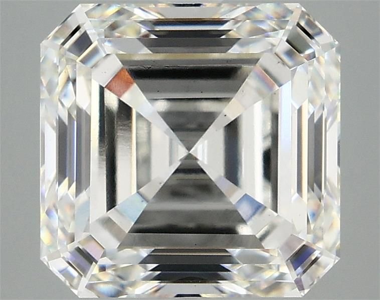 5.04ct F VS1 Rare Carat Ideal Cut Asscher Lab Grown Diamond
