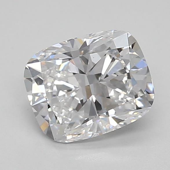 0.88ct D VVS2 Very Good Cut Cushion Lab Grown Diamond