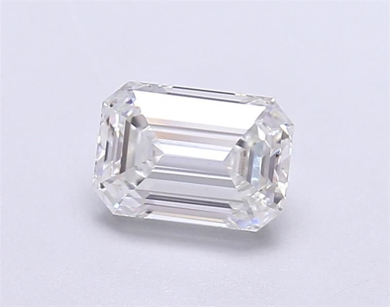 1.09ct F VS2 Rare Carat Ideal Cut Emerald Lab Grown Diamond