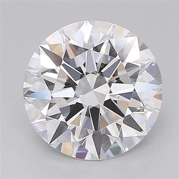 2.74ct E VS2 Rare Carat Ideal Cut Round Lab Grown Diamond