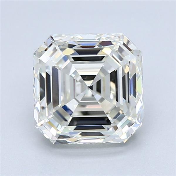 2.51ct J VS1 Rare Carat Ideal Cut Asscher Diamond