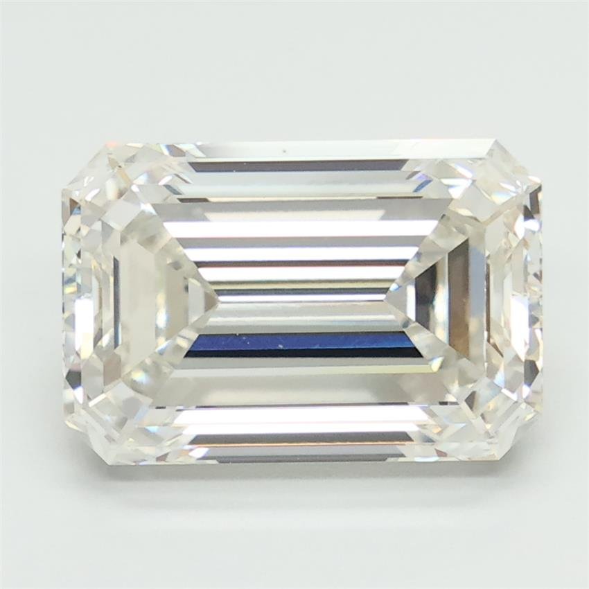 5.07ct G VVS2 Rare Carat Ideal Cut Emerald Lab Grown Diamond