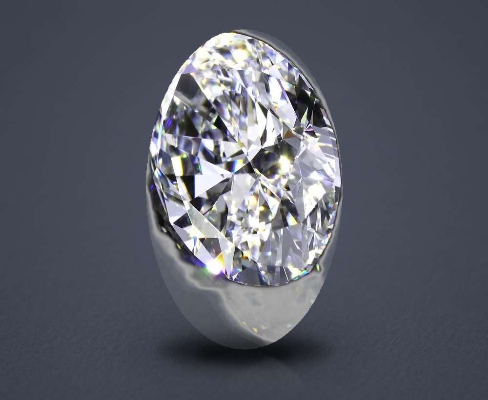 6.48 Carat Oval Natural Diamond
