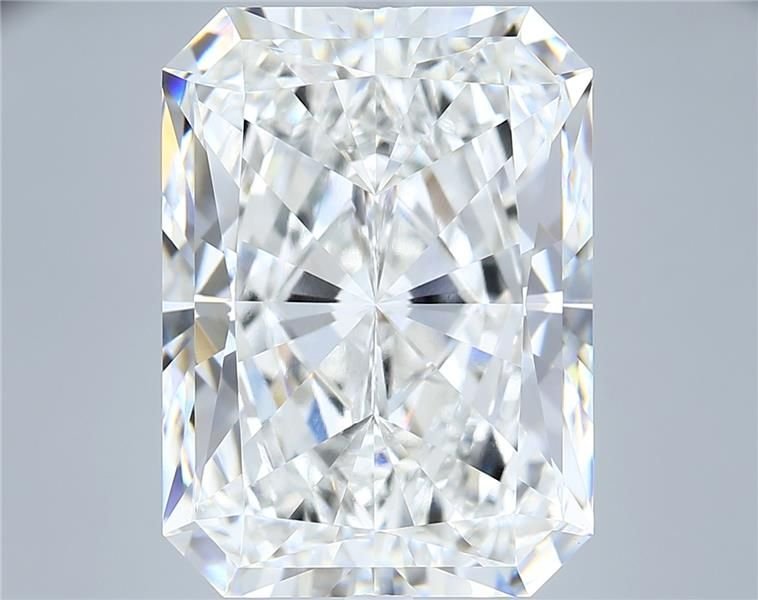 15.06ct F VVS2 Rare Carat Ideal Cut Radiant Lab Grown Diamond