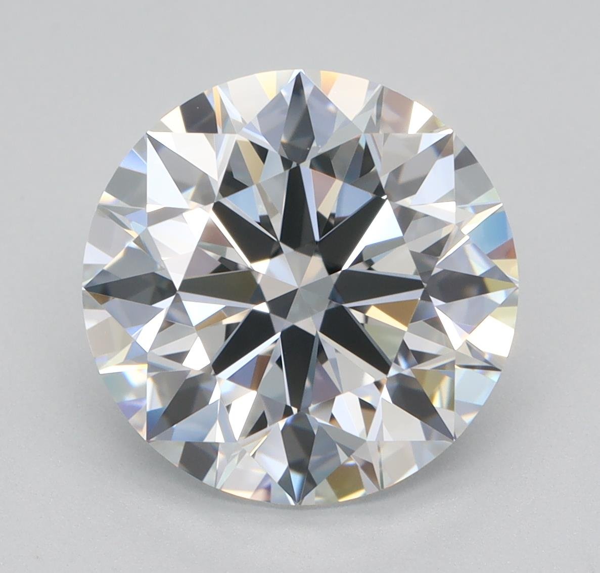 3.35ct E VVS1 Rare Carat Ideal Cut Round Lab Grown Diamond