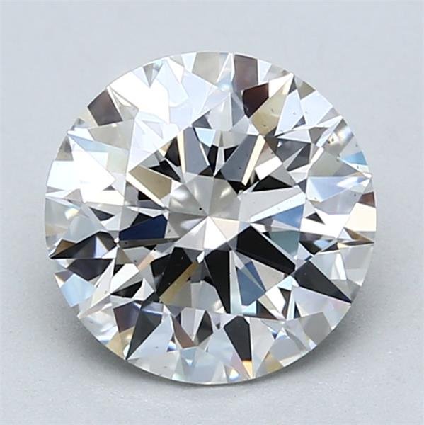 2.03ct E VS2 Rare Carat Ideal Cut Round Lab Grown Diamond