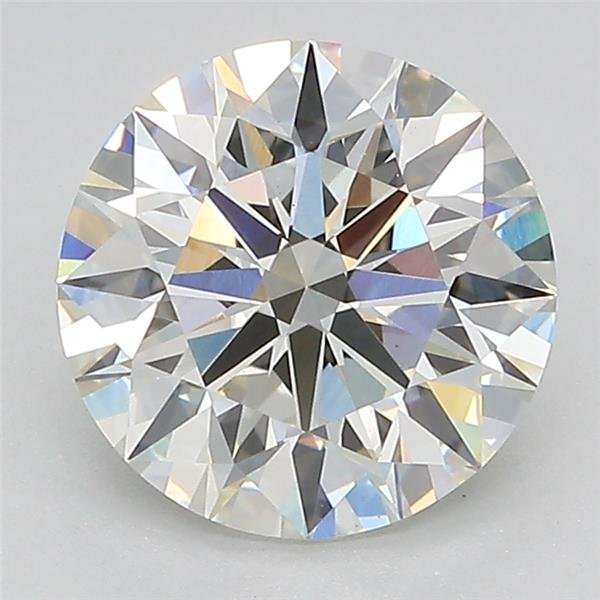 2.76ct G VS1 Rare Carat Ideal Cut Round Lab Grown Diamond