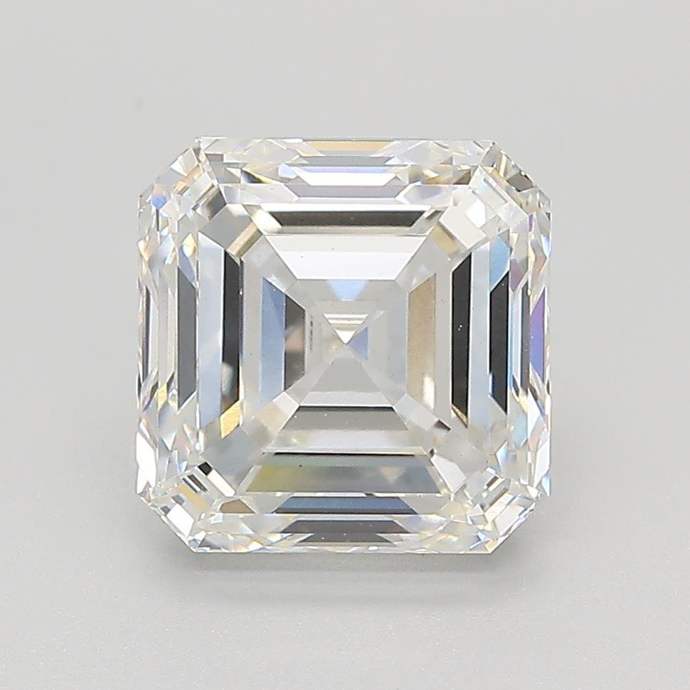 3.57ct F VS1 Very Good Cut Asscher Lab Grown Diamond